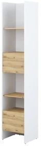 Polica Bed-Concept BC-23, Farby: biela / dub artisan