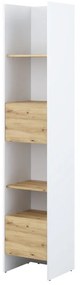 Polica Bed-Concept BC-23, Farby: biela / dub artisan