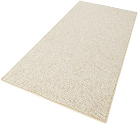 BT Carpet, Behúň Wolly 102843, 80x200, biela, obývacia izba