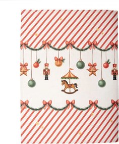 Vianočná bavlnená utierka Christmas Carousel Dream - 50*70 cm