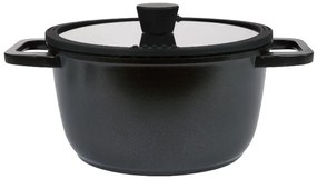 Silvercrest®  Hrniec z hliníkovej zliatiny, 24 cm (čierna)  (100390959)