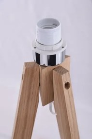 Drevená lampa Tripod