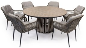 Záhradný jedálenský nábytok TOLEDO TRINXA prírodný