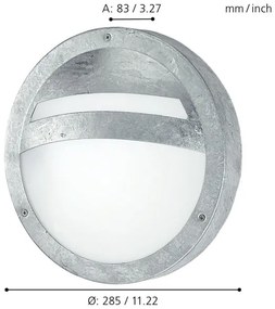 EGLO 88119 - vonkajšie svietidlo SEVILLA