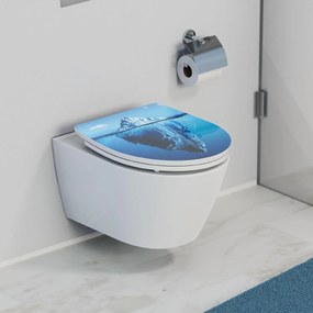 Eisl Sanitär WC sedadlo Duroplast Soft Close Iceberg High Gloss 82579