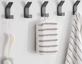 Súprava 5 čiernych háčikov Omnos