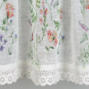 KRÁTKA ZÁCLONA NA PÁSKE SYLVIA 150X30 CM VIACFAREBNÁ