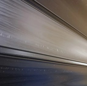 Skladacie dvere 004 08 čierny dub 90 cm - s poškodením