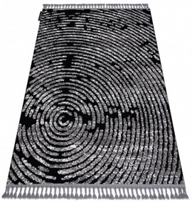 Kusový koberec Karl čierny 120x170cm