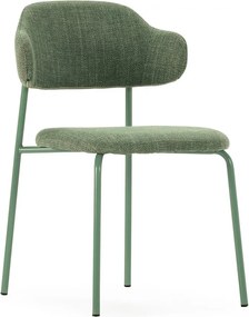 Zelené jedálenské stoličky v súprave 4 ks Adriel – Marckeric