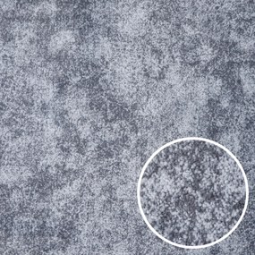 Metrážny koberec Milano 95 šedý, na mieru, šíře 4m, šedá, filc, detská izba, Spoltex