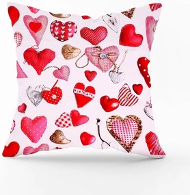 Obliečka na vankúš Love Veľkost obliečok: 70 x 90 cm, Zapínanie: Gombíky