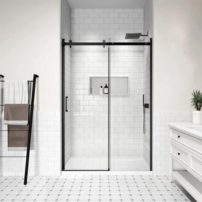 Milano Black posuvné sprchové dvere, 120x195cm, 8mm