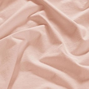 Napínacia plachta na posteľ jersey s elastanom púdrová sada 2 ks 90 x 200 cm
