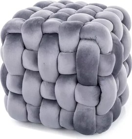 SI Faris Velvet taburetka sivý