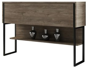 Komoda Luxe Walnut and Black