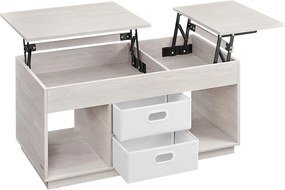 Konferenční stolek Vasagle Uma s výsuvnou deskou 100 cm béžový