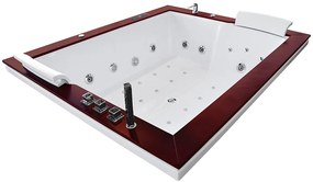 M-SPA - Kúpeľňová vaňa TURBO SPA s hydromasážou 180 x 150 x 67 cm