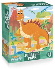 Puzzle s dinosaurami 48 dielov 60 x 44 cm