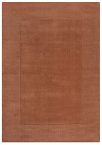 Flair Rugs koberce Kusový ručne tkaný koberec Tuscany Textured Wool Border Orange - 200x290 cm