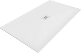 Mexen Hugo, obdĺžniková sprchová vanička SMC 150 x 100 cm, biela, biela krytka, 42101015-W