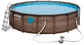 BESTWAY bazén Ratan power swim Vista - 488 cm x 122 cm - 56725