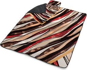 Sablio Plážová deka Pruhovaný motív: 200x140 cm