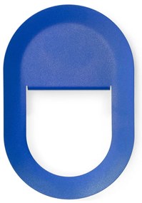 Modrý nástenný oceľový háčik Coucou – Spinder Design
