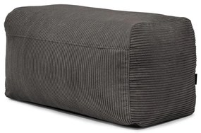 Tmavosivý menčestrový sedací vak Plus 100 Lounge – SLOWDOWN