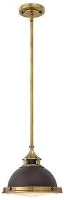 Hinkley HK-AMELIA-P-S-RB - Luster na tyči AMELIA 1xE27/60W/230V mosadz