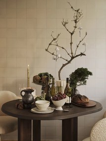 ferm Living Misa na ovocie Fountain kamenina bílá 19 x 13 cm
