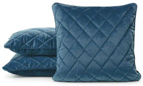 Dekorstudio Dekoračná obliečka na vankúš VELVET27 v granátovomodrej farbe