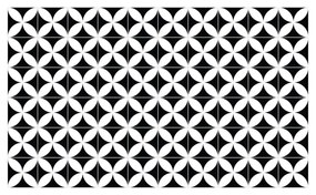 Sada 60 nástenných samolepiek Ambiance Wall Decal Cement Tiles Aniello, 15 × 15 cm