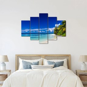 Obraz tropickej pláže (150x105 cm)