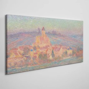 Obraz na plátne Sunset Vetheuil mince