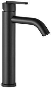 Rea Ontario, vysoká umývadlová batéria h-300, čierna matná, REA-B5508