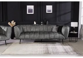 Sedacia súprava 41248 225cm Noblesse Zamat Šedá  - Komfort-nábytok