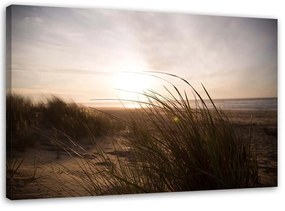 Obraz na plátně Západ slunce na pláži - 120x80 cm