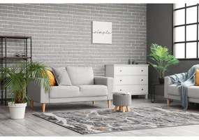 Tmavosivý koberec 80x150 cm Soft – FD