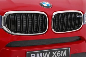 Elektrické autíčko BMW X6 M lakované - červené