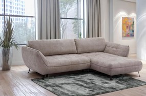 XXXLutz ROHOVÁ SEDAČKA, textil, svetlohnedá MID.YOU - Sedačky - 000694008606