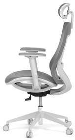 Kancelárska ergonomická stolička SIVAL — sieť, sivá