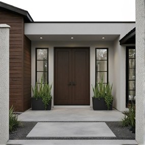 Plastový květináč Bloom Riflo 36,2x56,1 cm černý