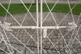 Oblúk na ruže Mel s bránkou - Krémová antik