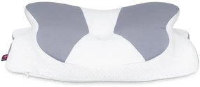 CONNECT IT CFH-6032-WH - Anatomický vankúš Gemini bielo-sivý