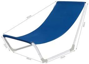 Skladacie plážové kreslo s taškou na prenášanie