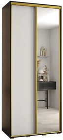 Skriňa 45 Canaris 3 110 čierna/biela/gold