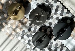 Rea Ontario, podomietková sprchová súprava s BOX montážnym systémom, čierna matná, REA-P5501