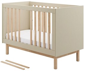 Krémová postieľka 60x120 cm Miloo – Pinio