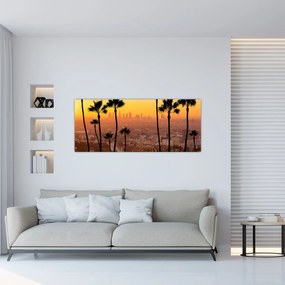 Obraz - Panorama Los Angeles (120x50 cm)